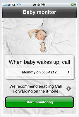 Baby Monitor For Your iPhone Baby Monitor For Your iPhone