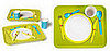 Table Manners: Trays Help Keep Food on Table 
