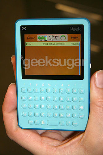 Review and Pictures of the Peek Email-Only Device