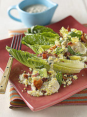 Romaine Salad with Bacon and Blue Cheese