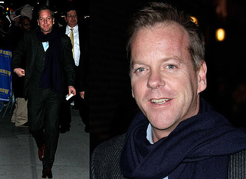 Photos of Kiefer Sutherland at Late Show with David Letterman: Watch Trailer 24 Day 7 Airs on Sky 1 on Monday 12 January 2009