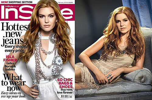 Photos Of Isla Fisher From InStyle Magazine, And Extracts From Her Interview