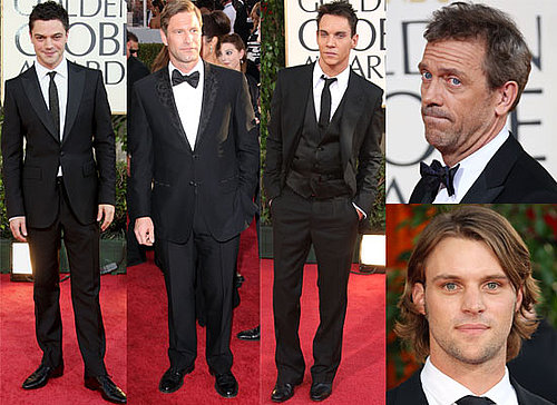 Photos Of All The Men From 2009 Golden Globe Awards Featuring Brad Pitt, Dev Patel, Jesse Spencer, Hugh Laurie, Dominic Cooper