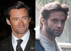 Photos of Hugh Jackman on Location For Wolverine, Poll on Hugh's Facial Hair