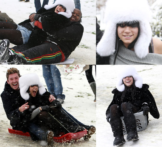 03/02/2009 Lily Allen In The London Snow