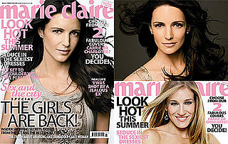 Kristin Davis On The Cover Of Marie Claire Magazine, With Interview Excerpts Discussing Sex And The City