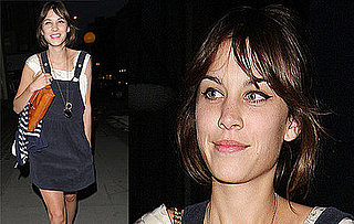 Alexa Chung Shows Off Her Style In London