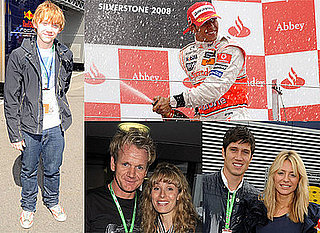 Photos Of Lewis Hamilton Winner Of The British Grand Prix and Rupert Grint, Gordon Ramsay, Vernon Kay, Tess Daly, Sarah Ferguson