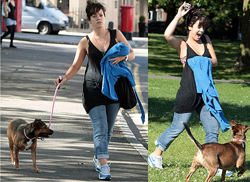 Photos Of Lily Allen and Her New Dog Honey – Lily Has Admitted Ripping Off A Take That Song In One Of Her New Demos