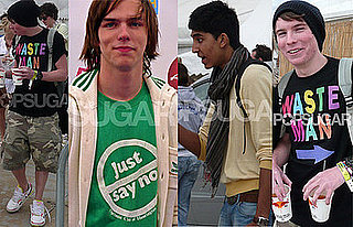 Exclusive To PopSugarUK: Photos Of Skins Stars Joe Dempsie, Nicholas Hoult and Dev Patel Backstage At T4 On The Beach 2008