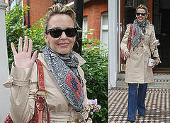 Photos Of Kylie Minogue At Her London Home