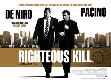 Trailer Of Righteous Kill Featuring Robert De Niro, Al Pacino, 50 Cent, Carla Gugino, John Leguizamo and Donnie Wahlberg