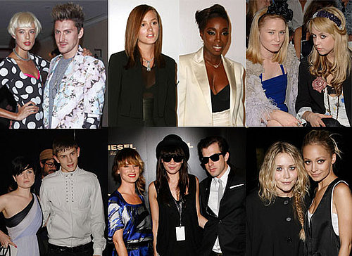 Gallery Of Celebrities At New York Fashion Week Including Agyness Deyn, Daisy Lowe, Leighton Meester, Nicole Richie, Mary Kate