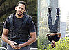 Photos Of David Blaine Hanging Upside Down in New York