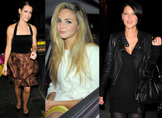 24/09/08 Emma Griffiths, Tamsin Egerton, Kirsty Gallacher
