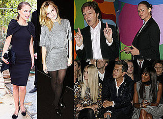 Photo Gallery Of Natalie Portman, Claudia Schiffer, Emma Watson, Naomi Campbell, Paul And Stella McCartney at Paris Fashion Week