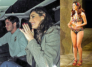 Photos Of Kelly Brook In A Bikini During Her West End Debut In The Play Fat Pig, Leaving With Danny Cipriani