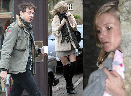 Photos of Kate Moss and Jamie Hince in Cotswolds