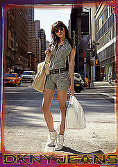 Daisy Lowe in New York for DKNY Jeans