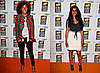 Dominique Jackson and Lena Kaur at the 2008 Nickelodeon Kids' Choice Awards
