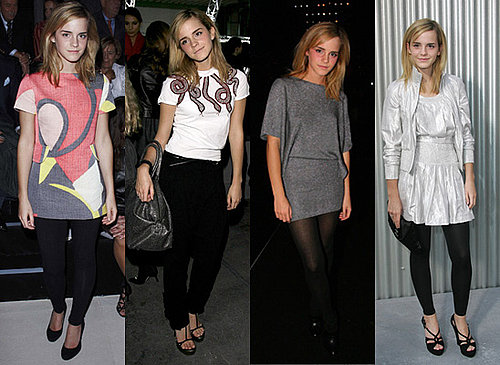 Emma Watson at Paris Fashion Week, Spring 2009, Celeb Style