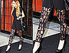 Lindsay Lohan in NYC in Torn Leggings, grungey, Intuition
