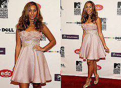 Leona Lewis in Pink Prom Dress at MTV Europe Awards 2008 in Liverpool Leona Lewis in Pink Prom Dress at MTV Europe Awards 2008 in Liverpool