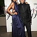 Chanel Iman in Carolina Herrera and Calvin Klein menswear designer Italo Zucchelli.