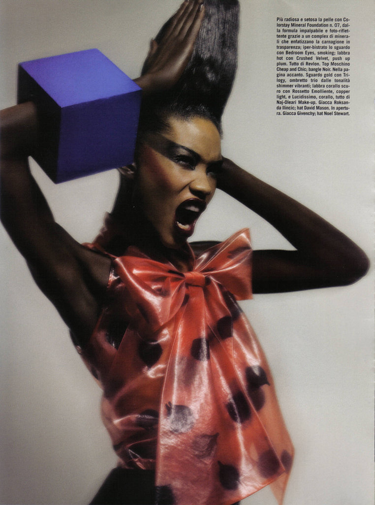 Chanel Iman Pulls On Her Edgy Face for July 2008 Vogue Italia Chanel Iman Pulls On Her Edgy Face for July 2008 Vogue Italia
