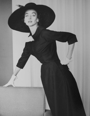 Dorian Leigh, for Elle collections Haute Couture, photograph by George Dambier, 1955. Dorian Leigh, for Elle collections Haute Couture, photograph by George Dambier, 1955.