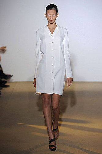 Raf Simons Sees the Benefits of Fringe for Jil Sander Spring 2009 Raf Simons Sees the Benefits of Fringe for Jil Sander Spring 2009