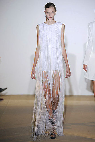 Raf Simons Sees the Benefits of Fringe for Jil Sander Spring 2009 Raf Simons Sees the Benefits of Fringe for Jil Sander Spring 2009