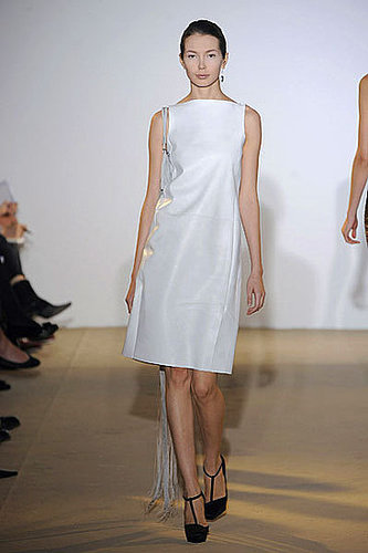 Raf Simons Sees the Benefits of Fringe for Jil Sander Spring 2009 Raf Simons Sees the Benefits of Fringe for Jil Sander Spring 2009