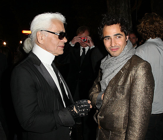 Karl Lagerfeld, Zac Posen. Karl Lagerfeld, Zac Posen.