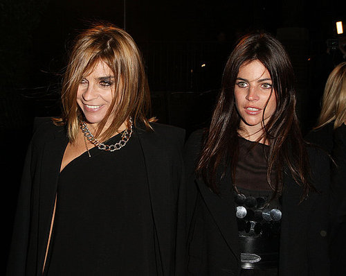 Carine Roitfeld, Julia Restoin-Roitfeld. Carine Roitfeld, Julia Restoin-Roitfeld.