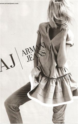 Armani Jeans Spring Summer 2009: Sigrid Agren