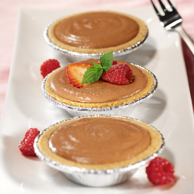 Cocoa-Berry Yogurt Tarts