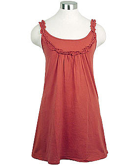 Paprika Daisy Babydoll Tunic Tank Top by LA Made ($32.30)