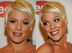 Pink's Hair and Makeup at the 2008 MTV Europe Music Awards