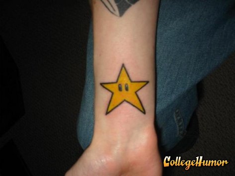 Anbu Tatto on Nintendo Star Tattoo