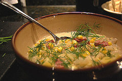 Corn & Kielbasa Chowder - perfect for fall