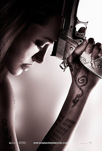 Angelina Jolie Teaser Poster for WANTED premieres 