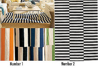 Less or More: Offset Striped Rugs