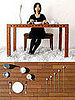 Weird Furniture: Music Dining Table