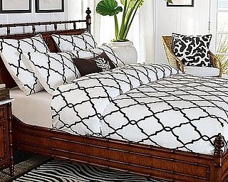 Nice and New: Iron Gate Crewel Duvet Cover