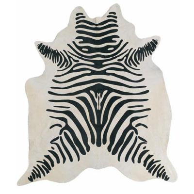Steal of the Day: Modern Dose Cowhide Zebra Rug