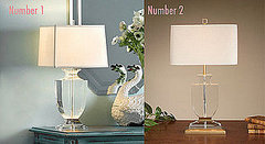 Less or More: Crystal Table Lamp