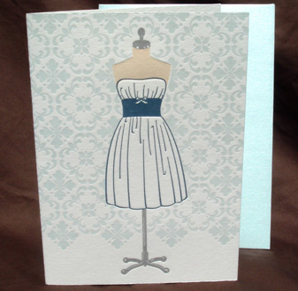 The Card Shop: Dress Form 