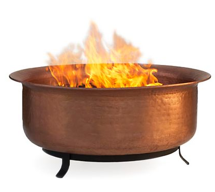 Smith and Hawken's Copper Cauldron Firepit ($239) will warm up chilly evenings, and probably lead to some great storytelling sessions.
Smith and Hawken's Copper Cauldron Firepit ($239) will warm up chilly evenings, and probably lead to some great storytelling sessions.