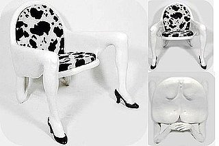 Weird Furniture: 1960s Female Form Fiberglass Chair